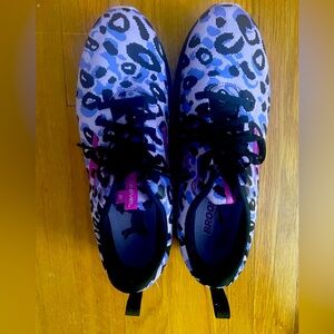 New without box 
Brooks Revel 5 
Purple Leopard Running Sneaker